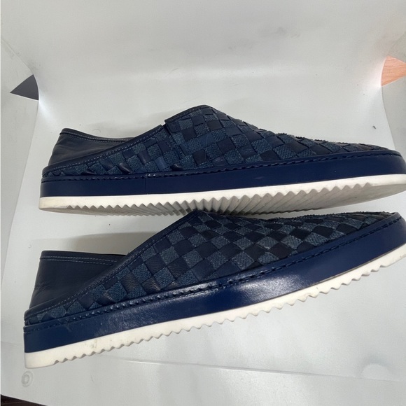 Giamperonicola Blue Leather Shoes - Picture 3 of 15
